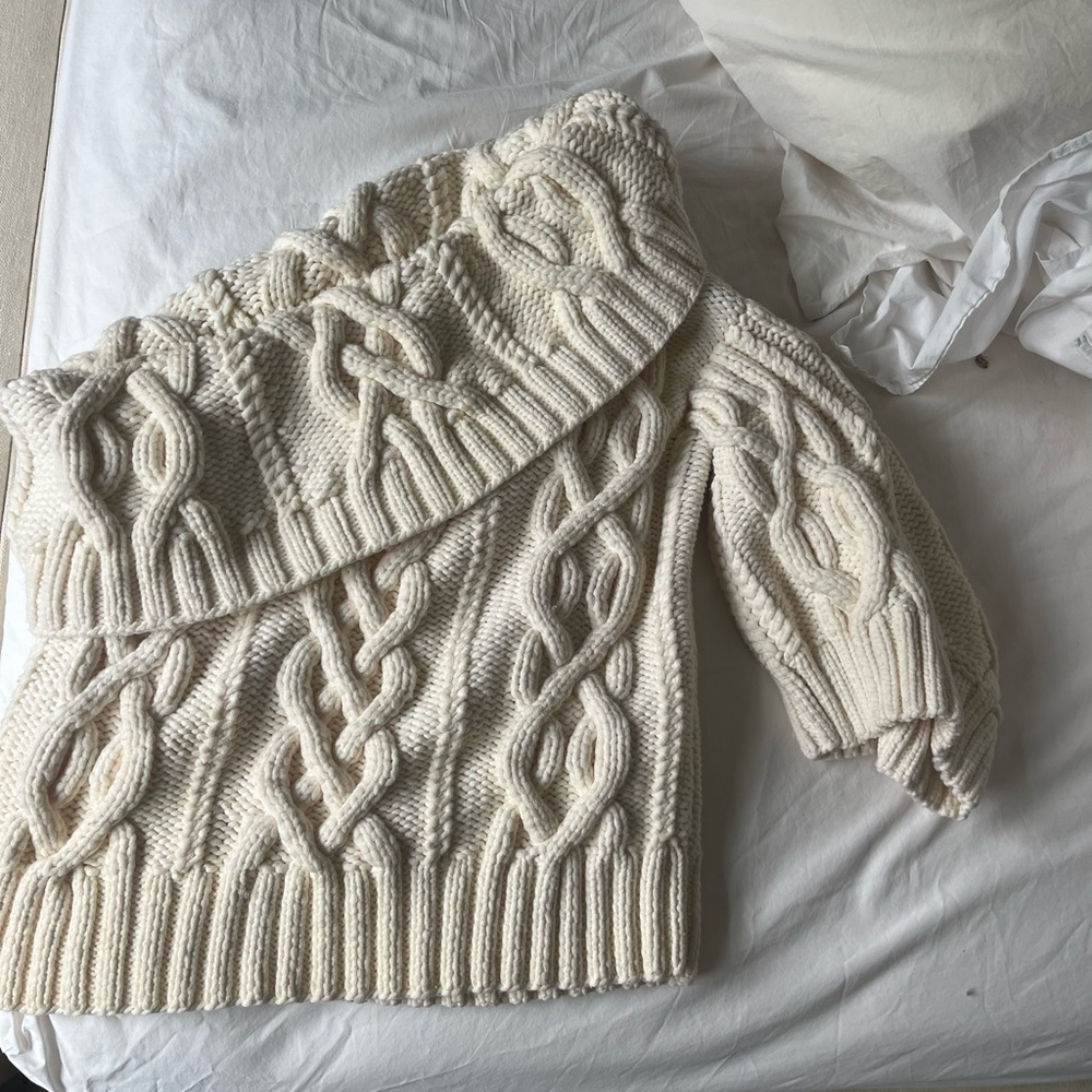 Rosie Assoulin barely worn, one shoulder sweater.